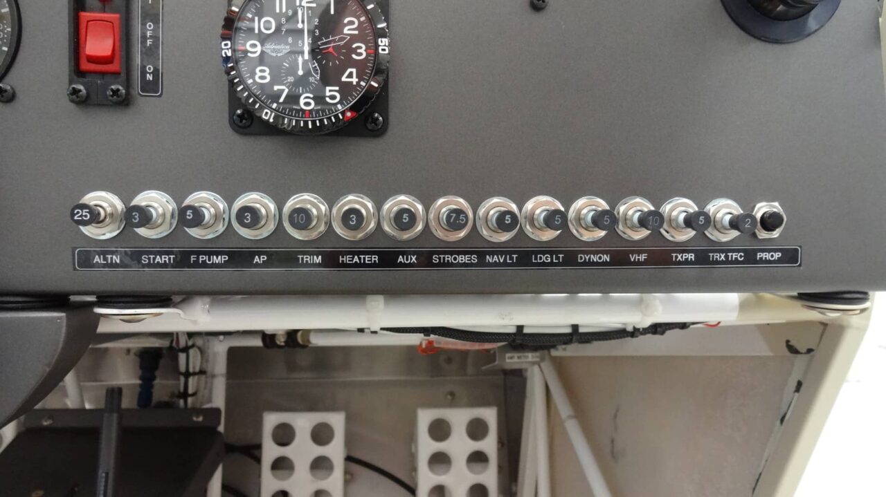 CB panel beschriftet