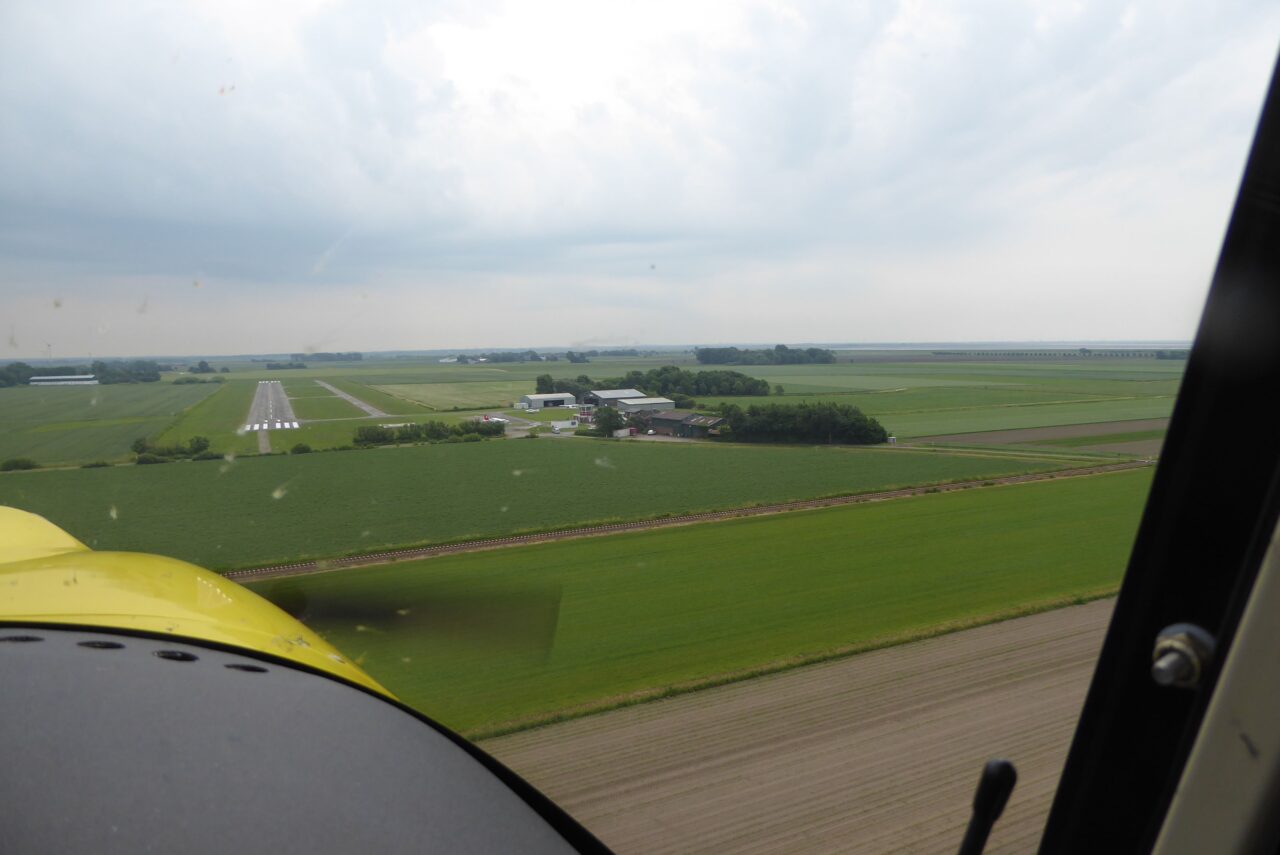 Anflug Heide Büsum